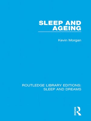 cover image of Sleep and Ageing